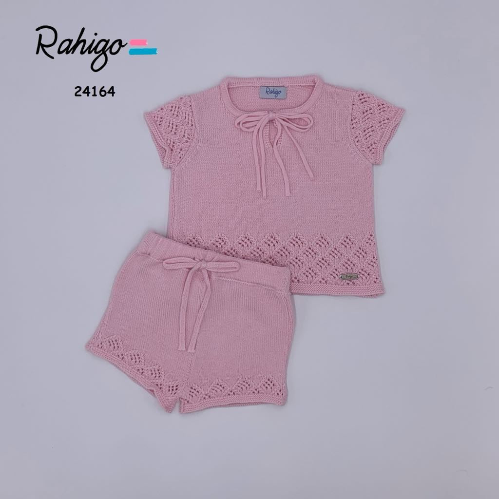 Rahigo Girls Knitted Short Set SS24