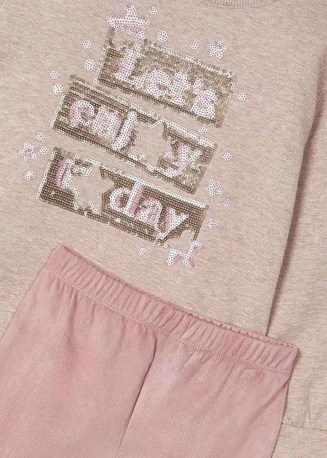 Mayoral Girls Suede Legging Set AW24