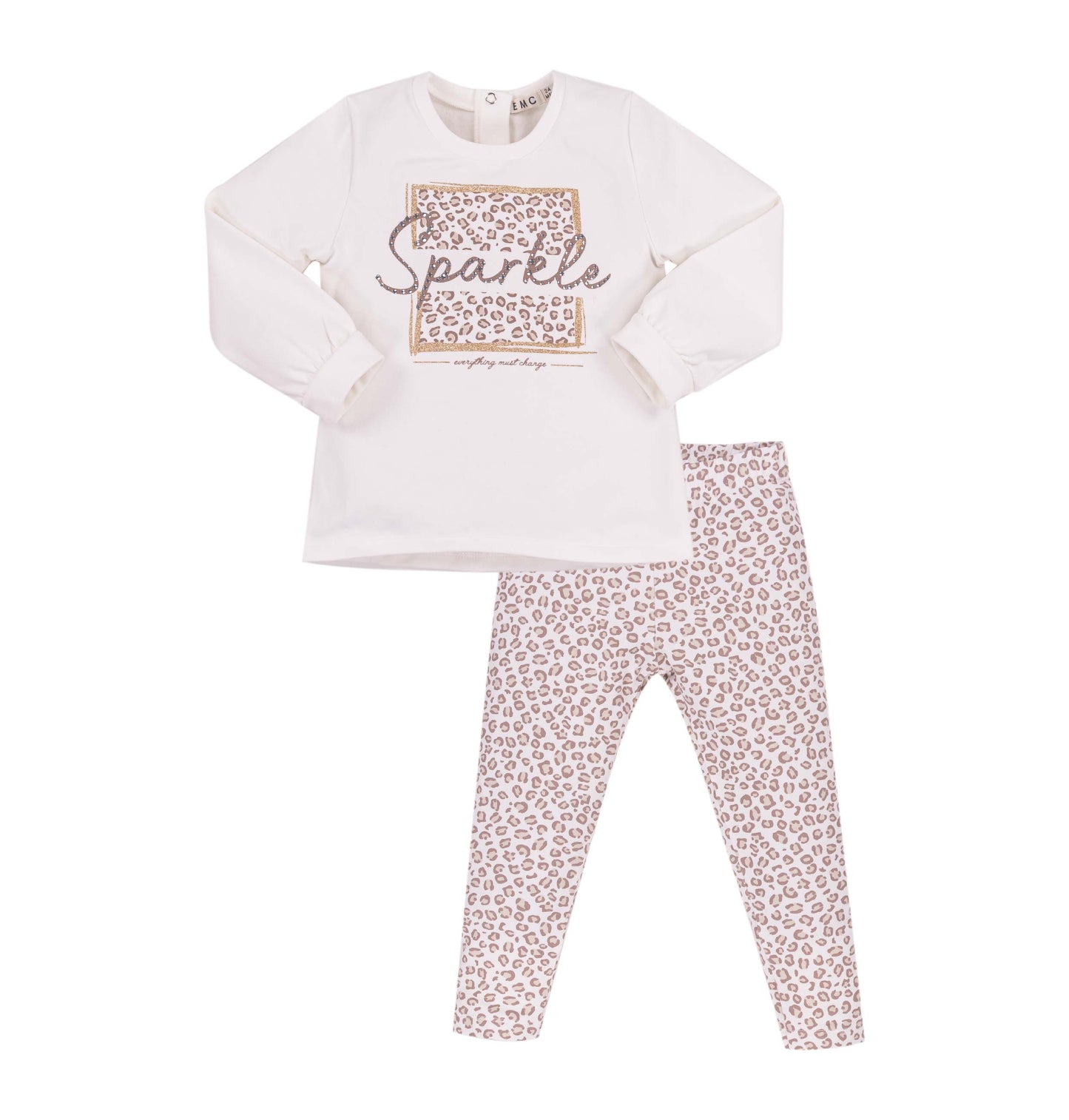 EMC Girls Leopard Legging Set AW