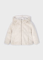 Mayoral Soft Fur Hooded Jacket