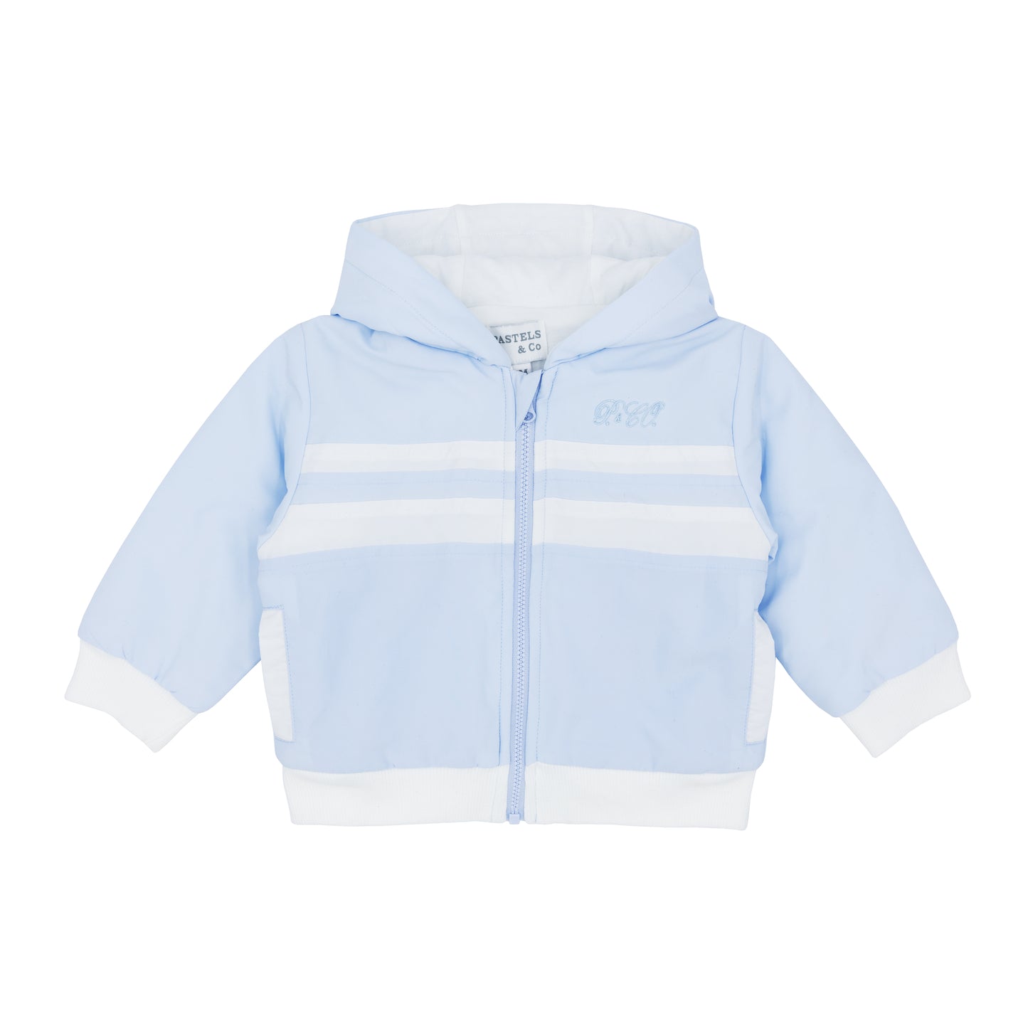 Pastels & Co Boys Summer Jacket Blue/White Zach SS24