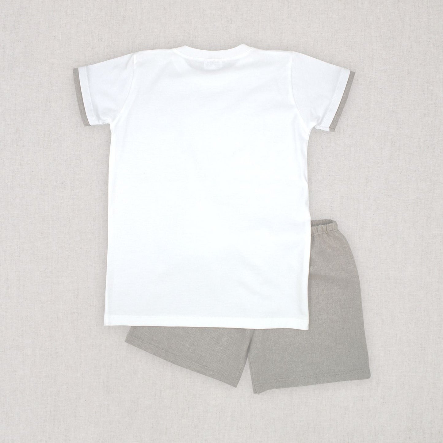 Rapife Ceremony Boys Beige Linen Short Set SS25