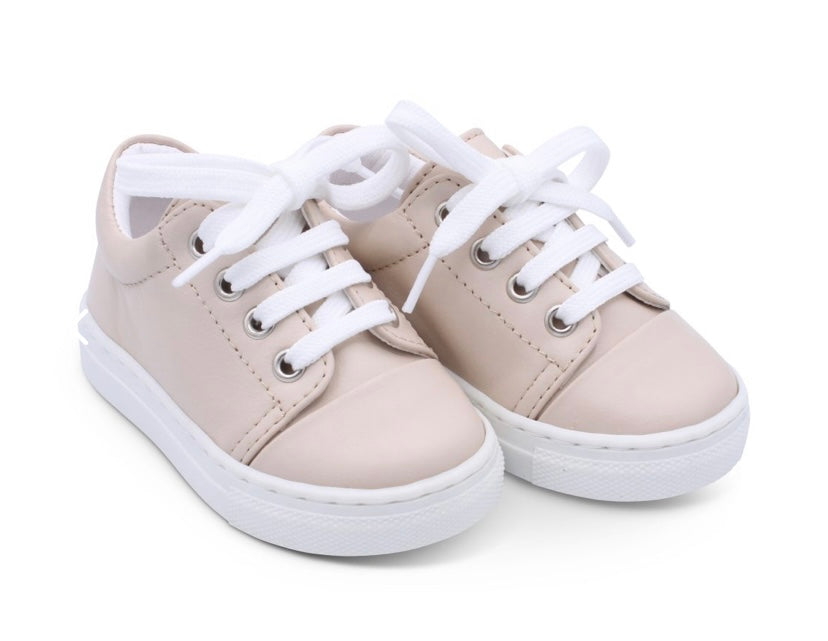 Borboleta Boys Nude Lace Sneakers Santiago