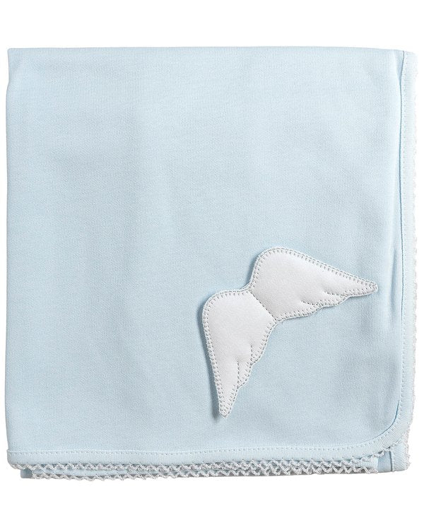 Baby Gi Blue Angel Wings Light Summer Blanket