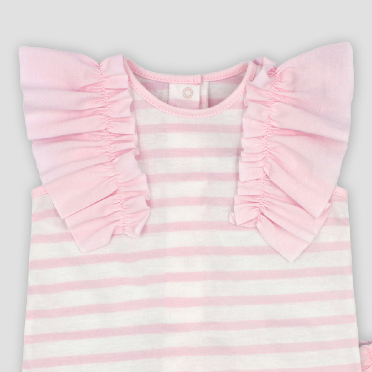 Rapife Girls Pink Stripe Short Set SS25