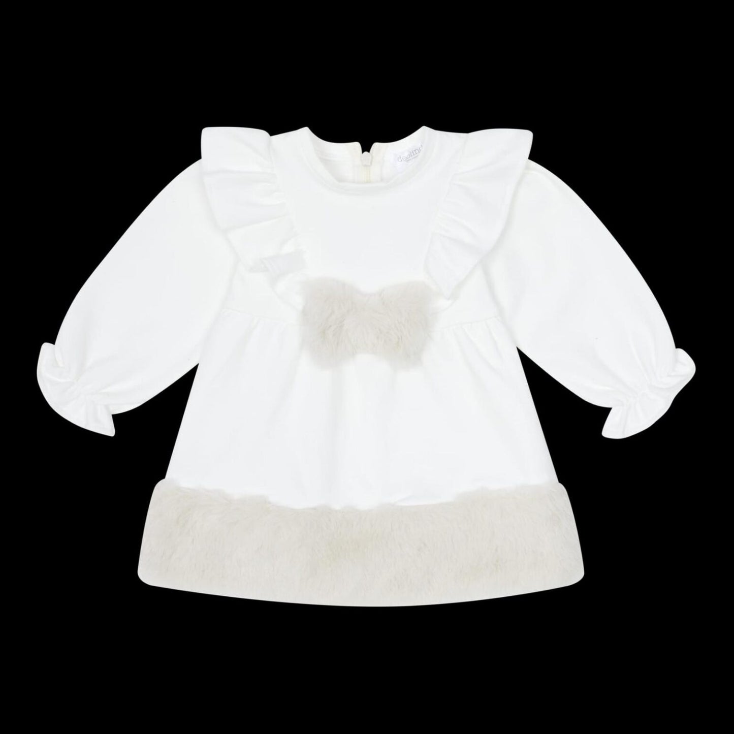 Deolinda Girls White Dress AW25 Jazz