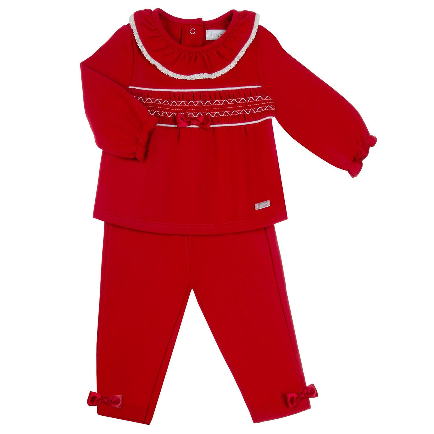 Amore Girls Red Trouser Set AW24