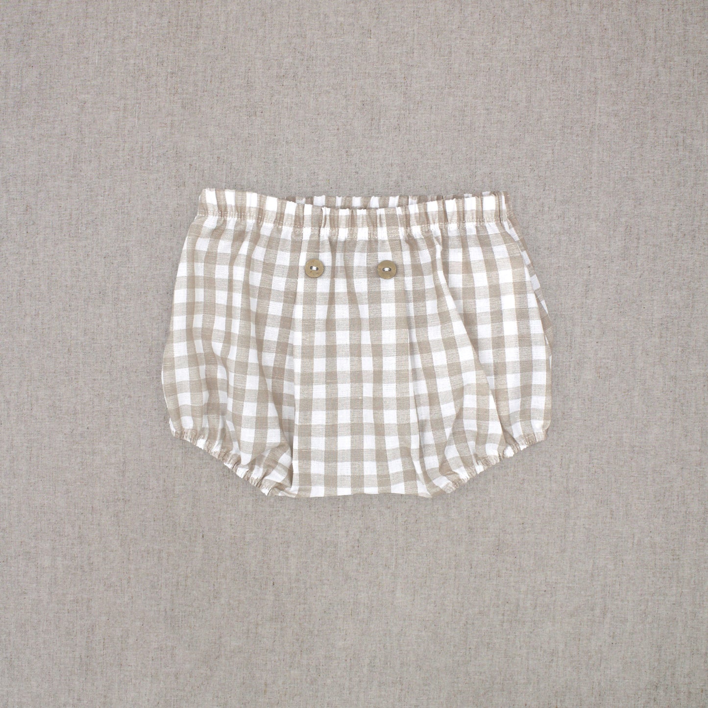 Rapife Boys Beige Gingham Bloomers SS25