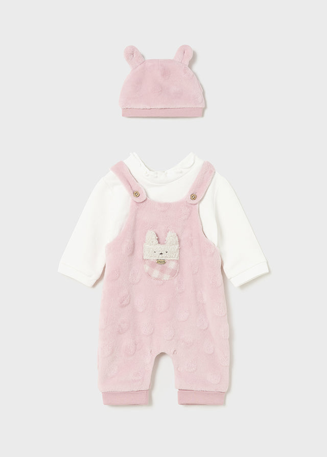 Mayoral Mock Dungaree with Hat AW24