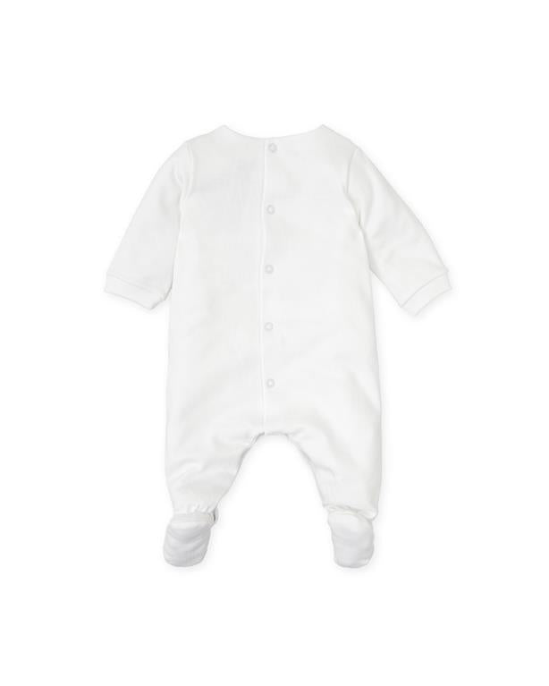Tutto Piccolo White Unisex Babygrow AW24