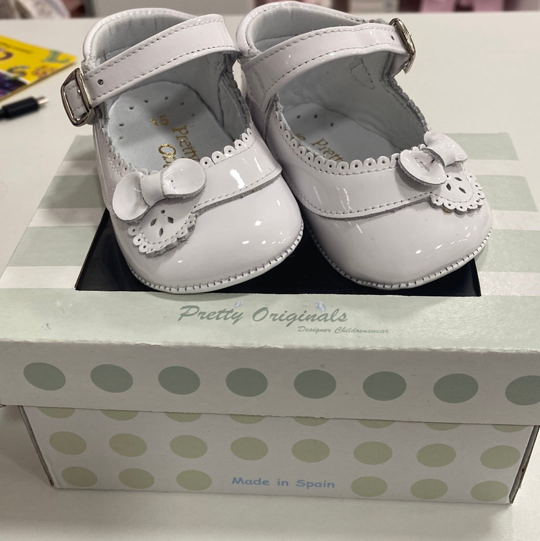 Pretty Originals Girls Soft Shoes in White