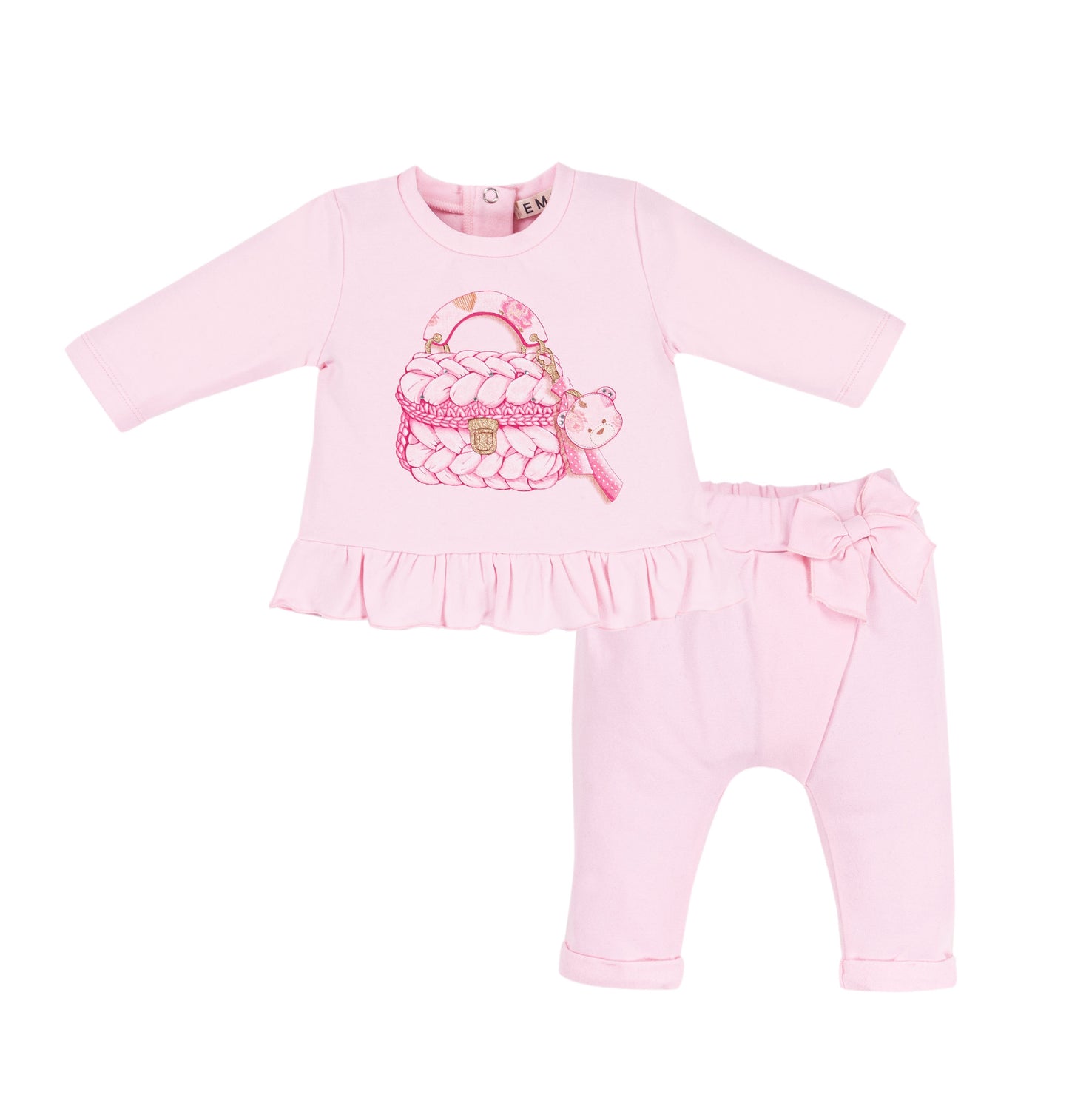 EMC Girls Pink Legging Set AW