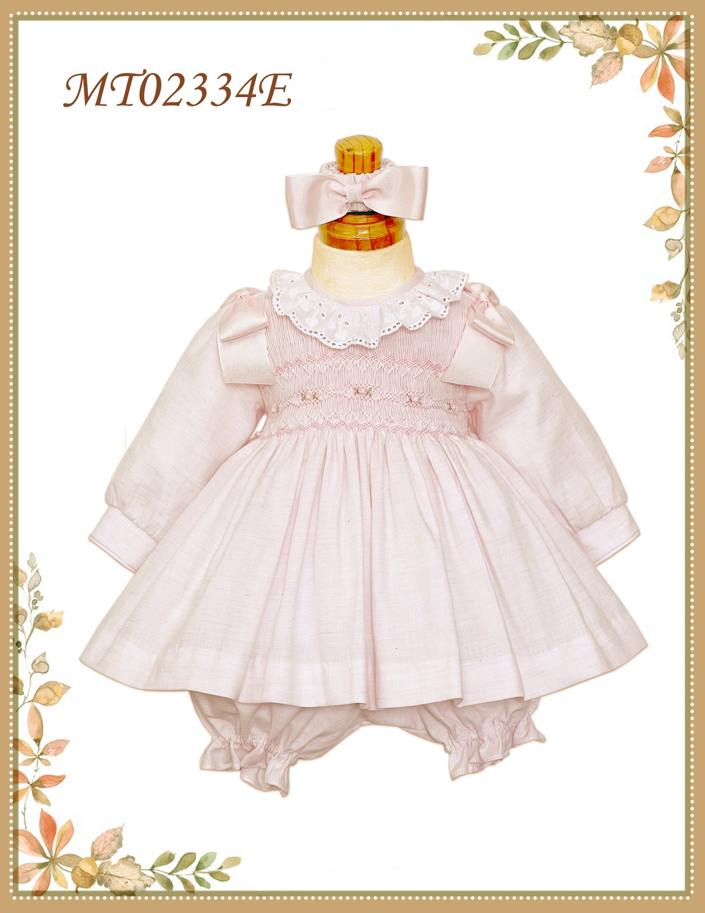 Pretty Originals Smocked Dress/ Bloomers /Hair band