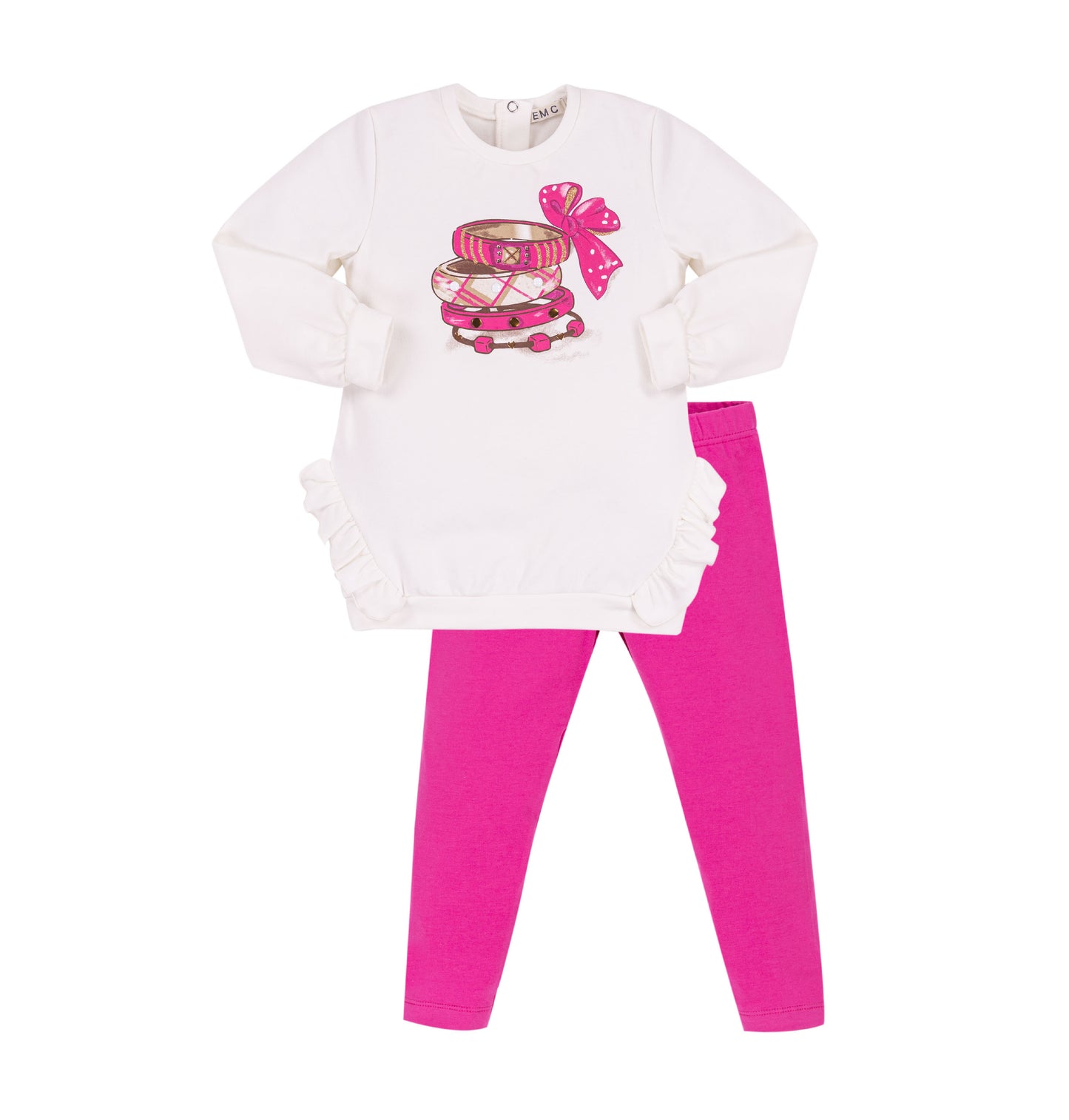 EMC Girls Cerise Pink Legging Set AW