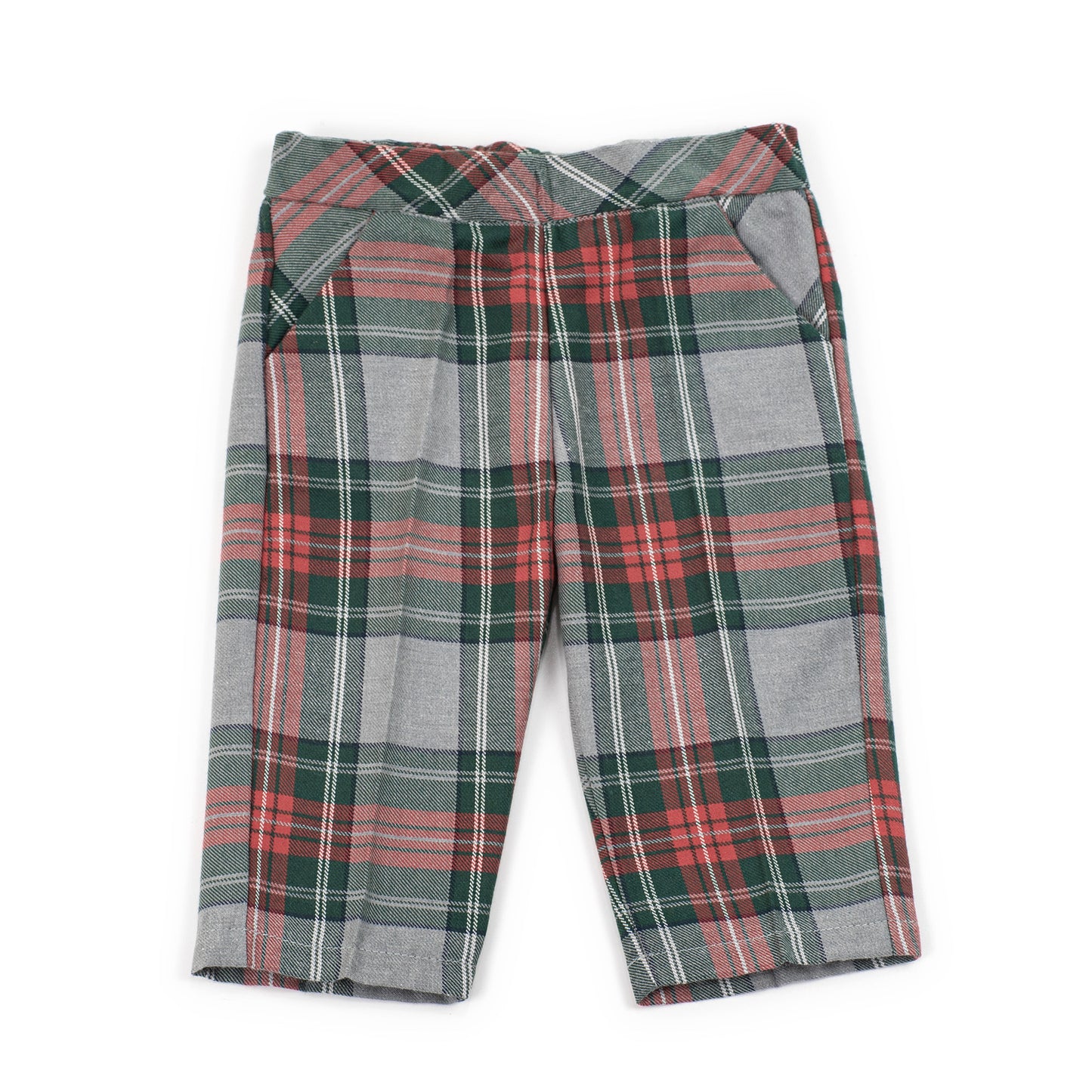 Coccodé Boys Red And Green Tartan Trouser Set AW