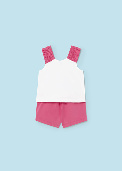 Mayoral Girls Short Aplique Set