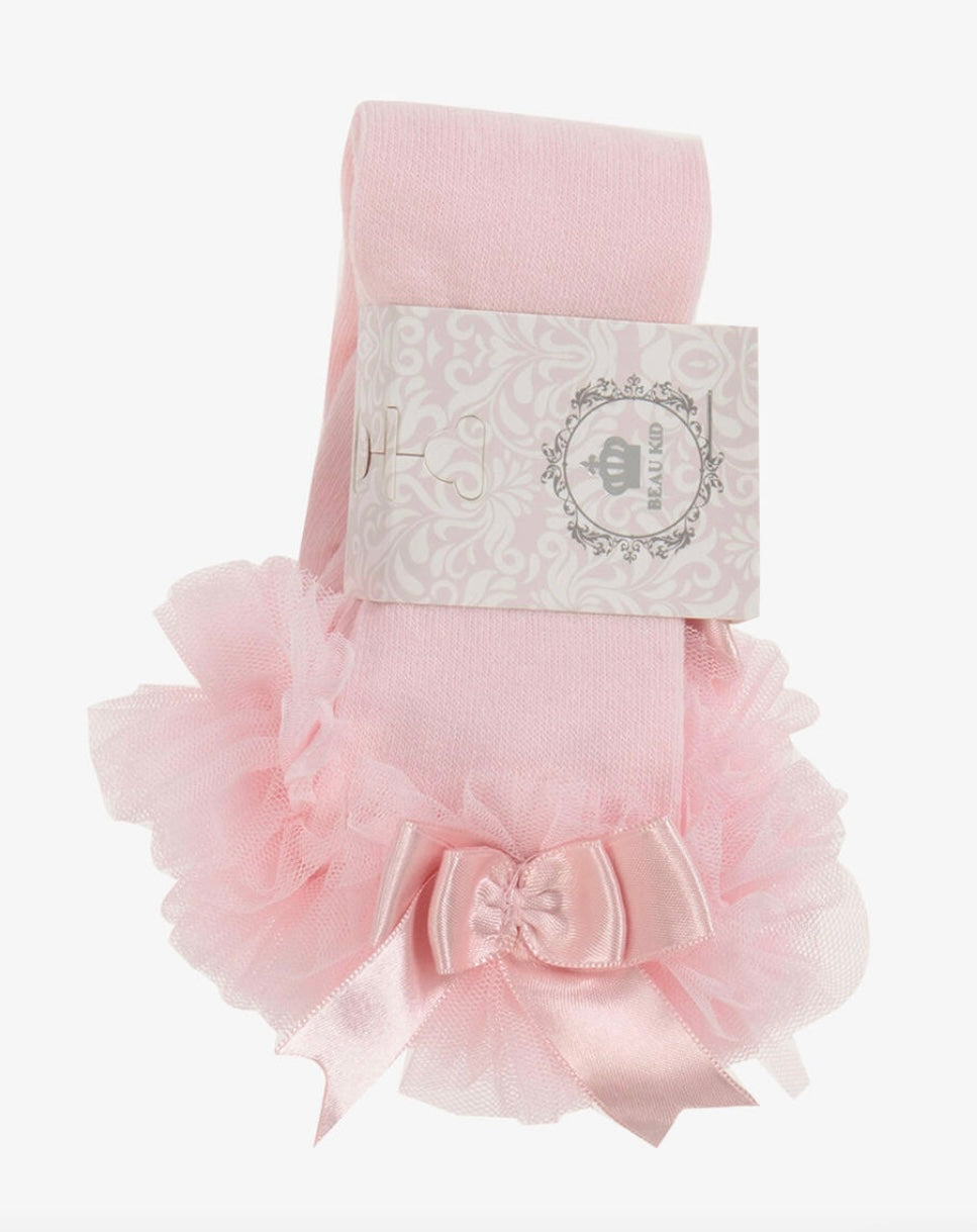 Beau Kid Pink Tutu Ankle Tights