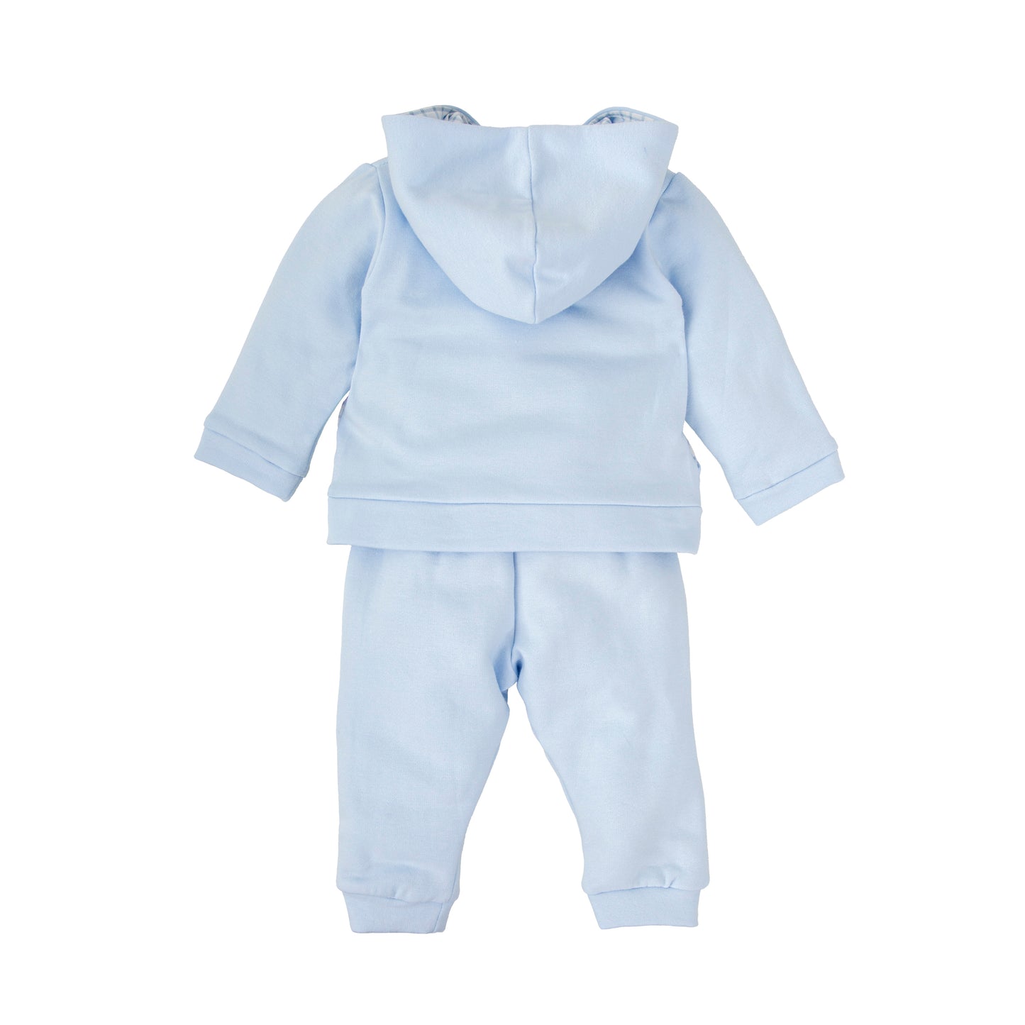 Babidu Boys Blue Check Hooded Tracksuit AW25