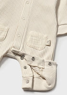 Mayoral Boys Cream Onesie Without Feet SS25