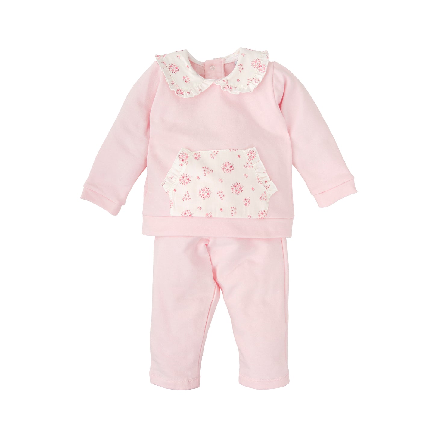 Babidu Girls Pink Flower 2 Piece Set AW25