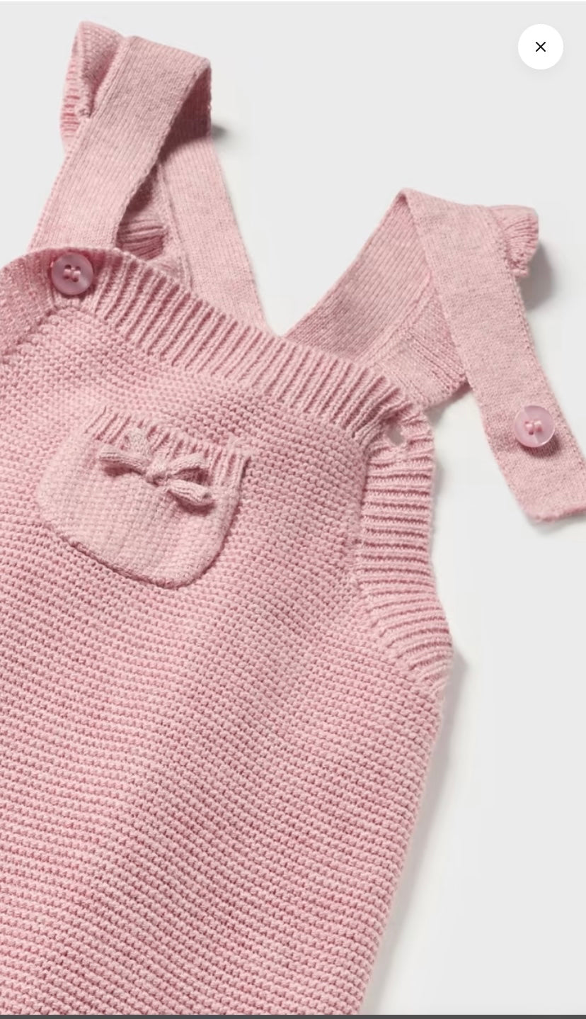 Mayoral Girls 3 Piece Dungaree Set AW