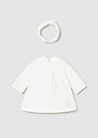 Mayoral Girls Furry Dress With Hairband And Doggy Detail AW25