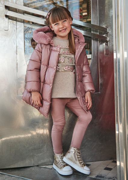 Mayoral Girls Suede Legging Set AW24