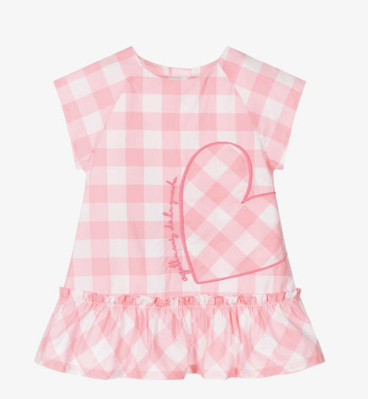 Agatha Ruiz De La Prada Girls Gingham Dress SS25
