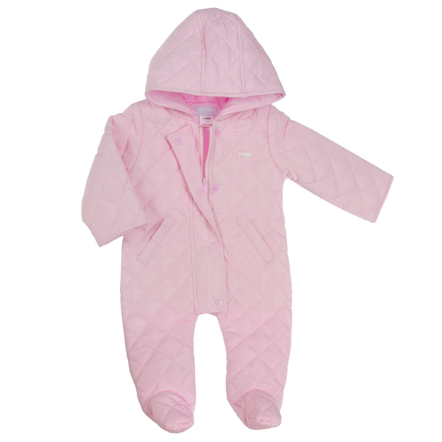 Amore Girls Pink Snowsuit AW24