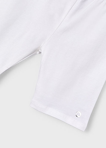 Mayoral Girls Broderlaise Anglaise Tank Top and Cycle Short Set SS24