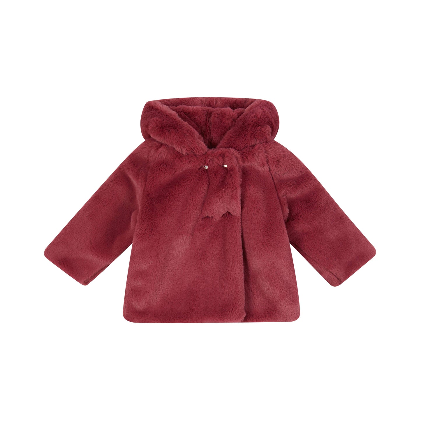 Deolinda Girls Cherry Pink Fur Jacket AW
