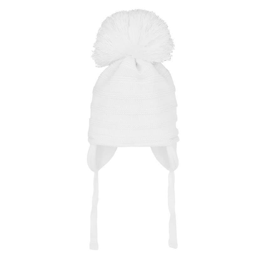 P&Co Unisex White Pom Hat Kendall