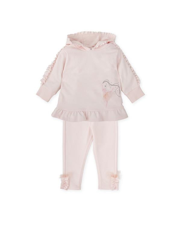 Tutto Piccolo Girls Hooded Jumper And Leggings Set AW25