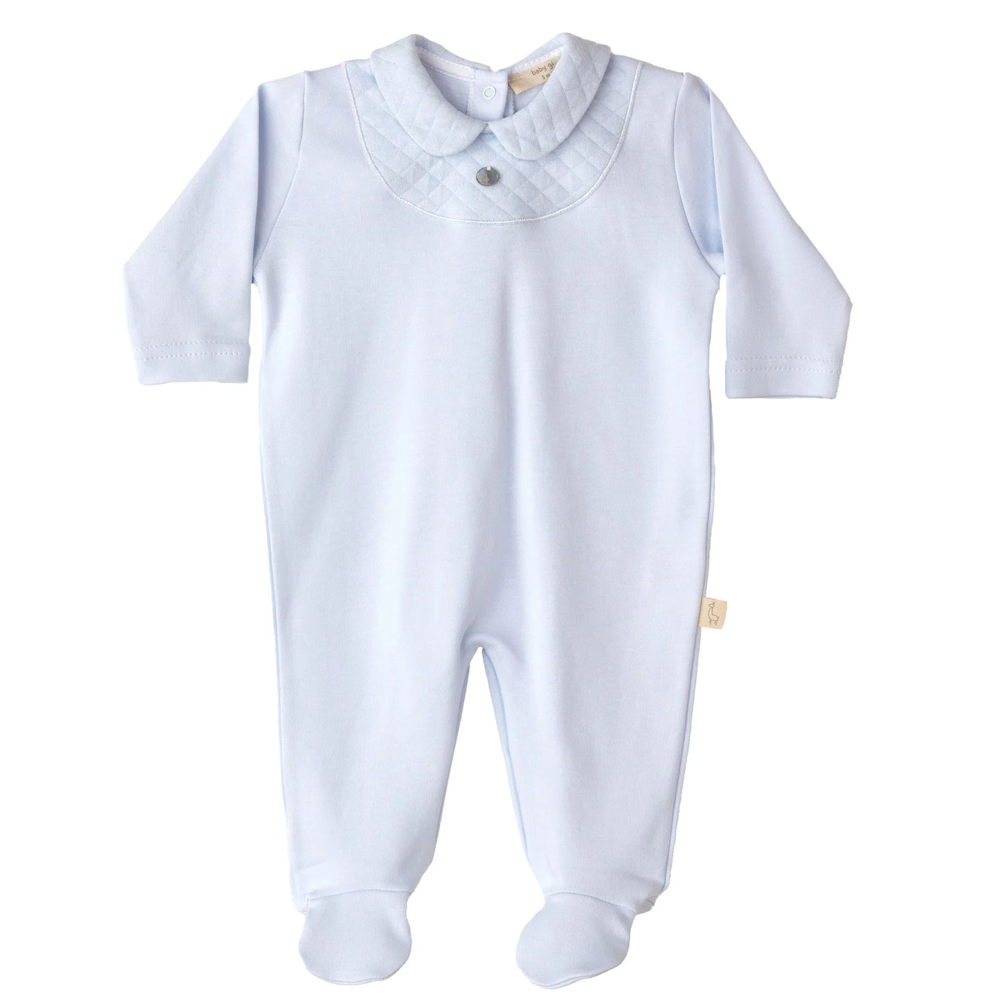 Baby Gi Boys Blue Cotton Babygrow