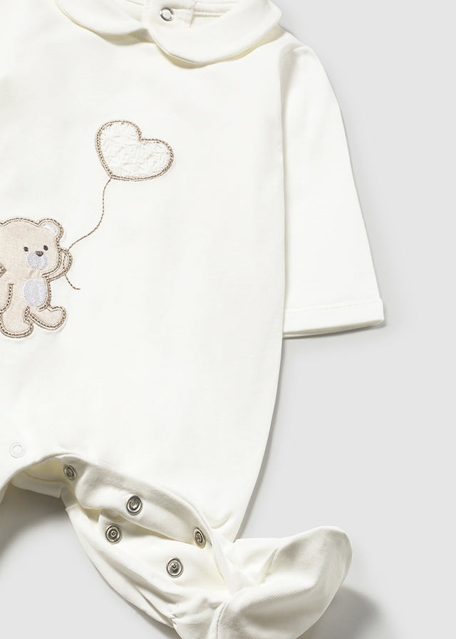 Mayoral Girls Cream Baby grow SS26