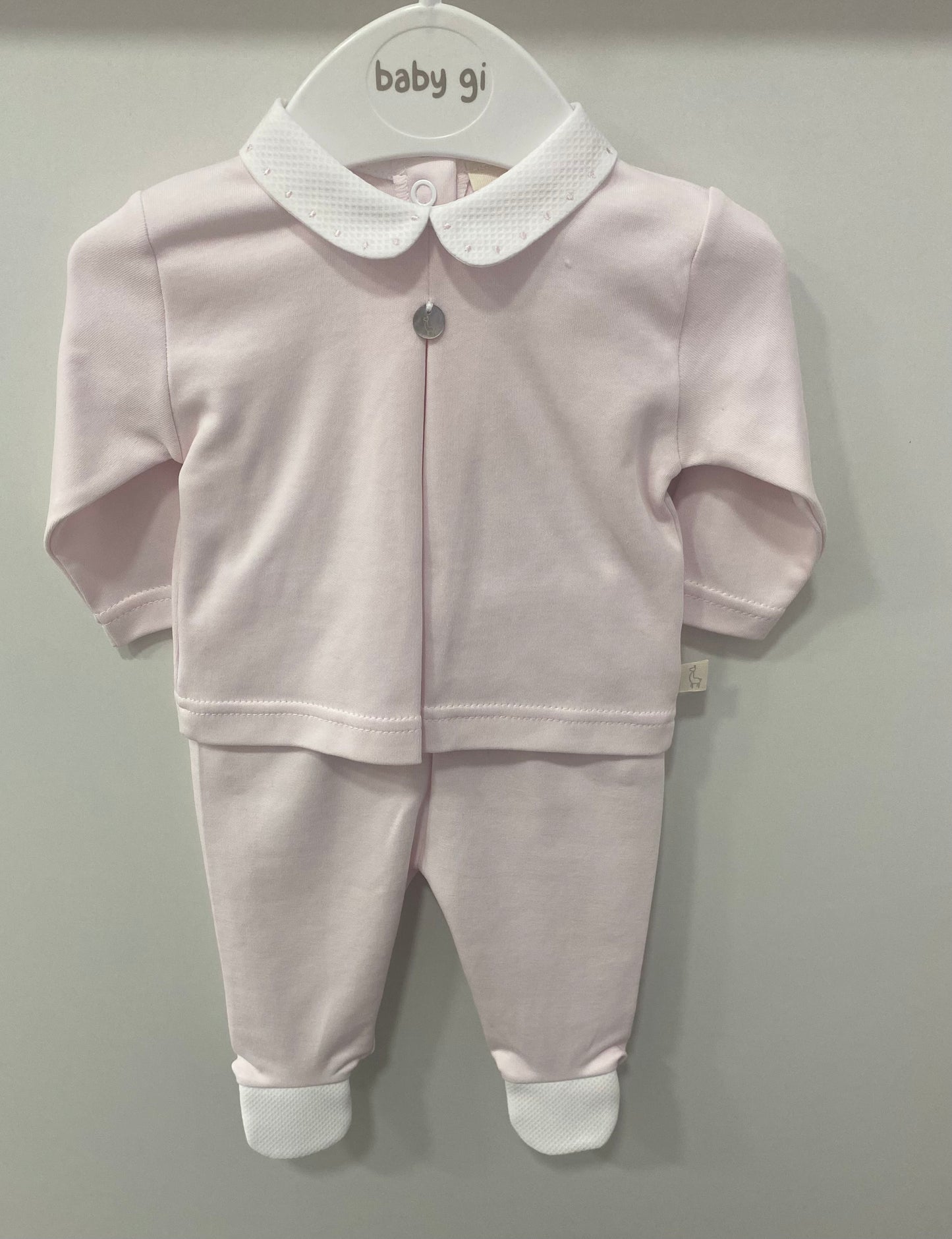 Baby Gi Girls Pink Cotton 2 Piece Set