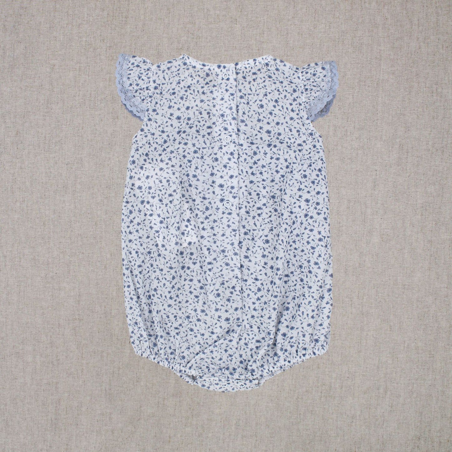 Rapife Ceremony Girls Blue Floral Romper SS25