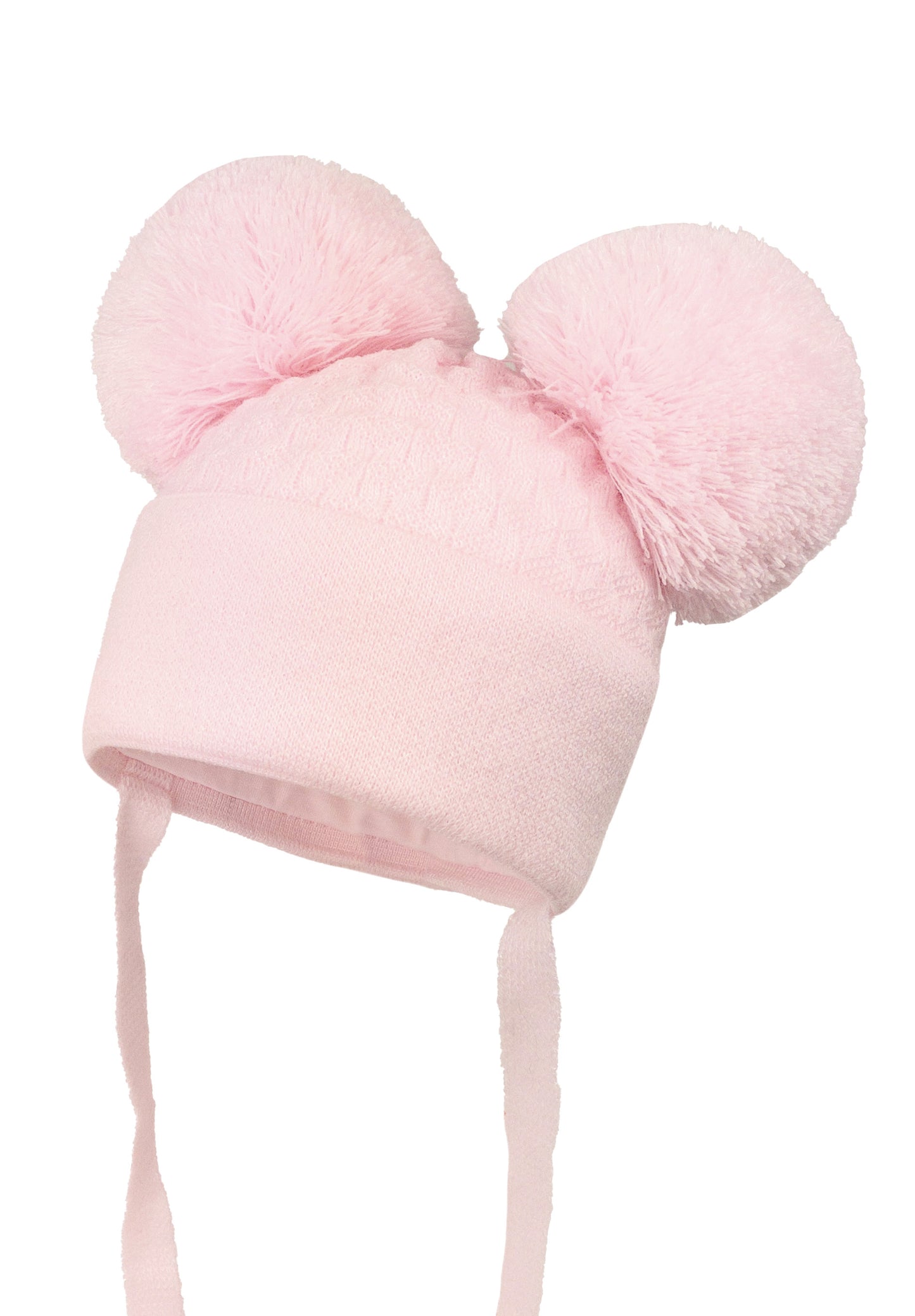 Jamiks Double Pom Hat Jolene Cream or Pink