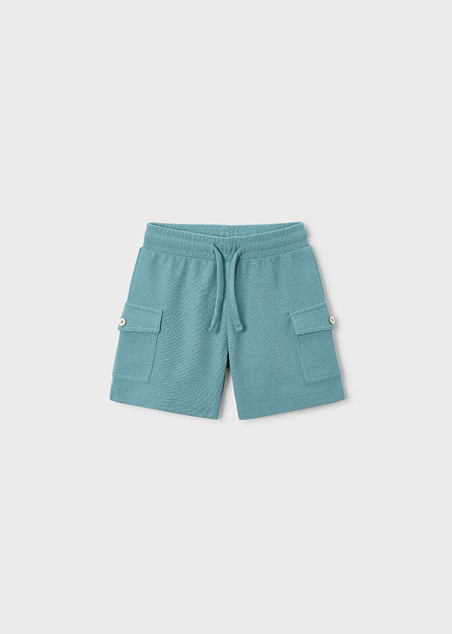 Mayoral Boys 3 Piece Short Set Sage And Beige SS26