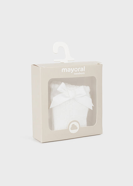 Mayoral Knee Socks With Bow WAS £9 NOW £4.50