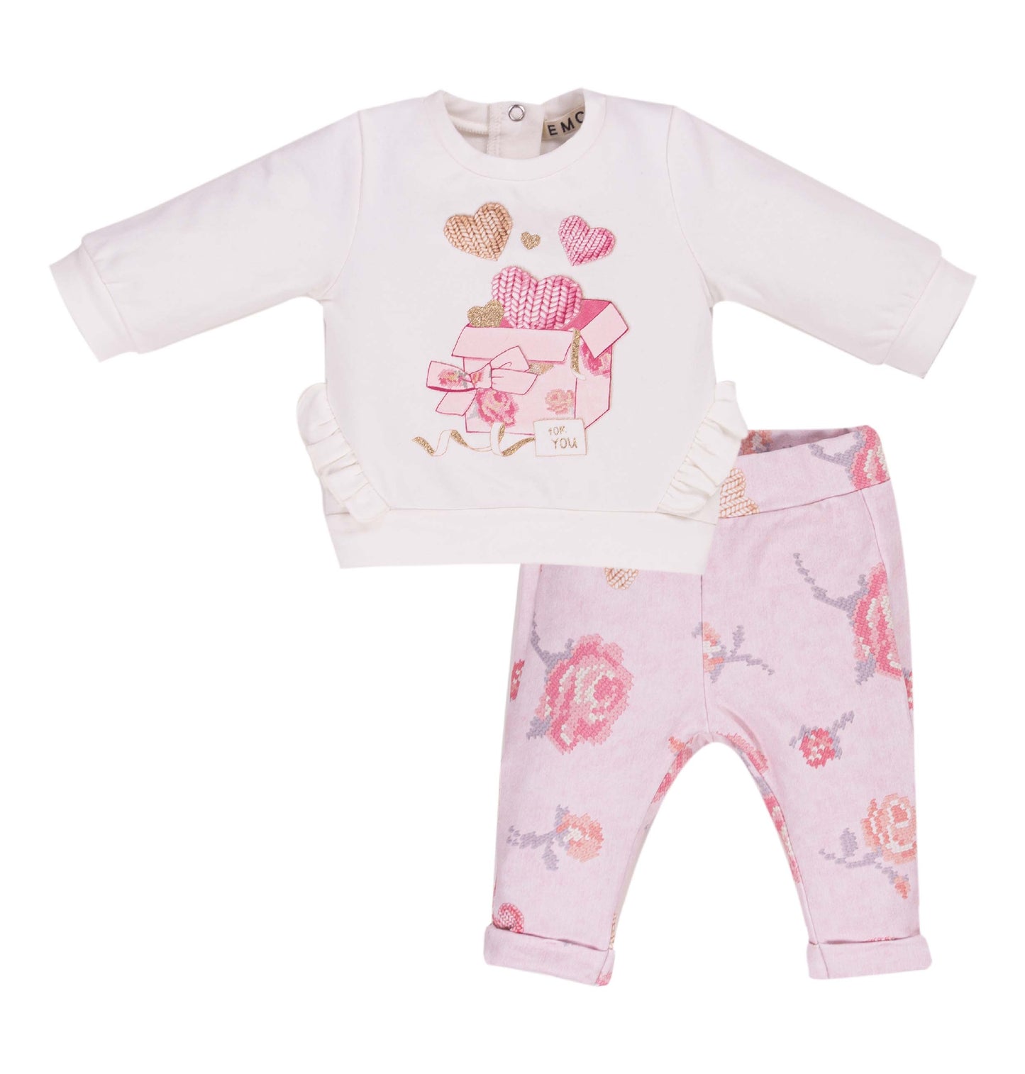 EMC Girls Flower Legging Set AW