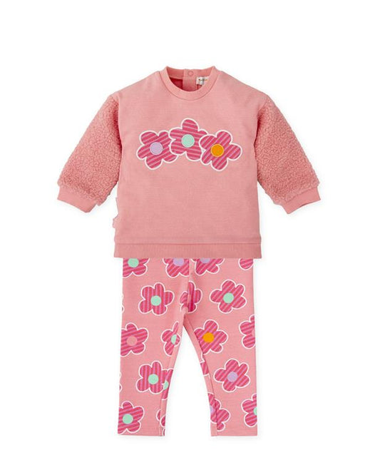 Agatha Ruiz De La Prada Girls Flower 2 Piece Legging Set AW25