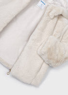 Mayoral Soft Fur Hooded Jacket