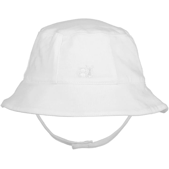 Emile Et Rose Boys Bucket Sunhat With Straps White or Blue(Gibson) SS25