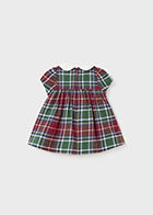 Mayoral Girls Red / Green Tartan Dress AW