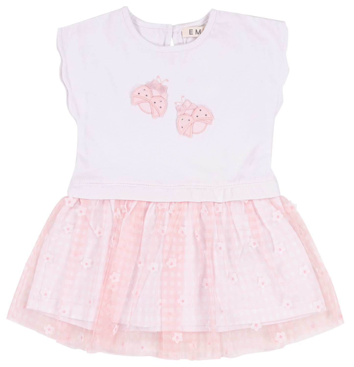 EMC Girls Pink/White Tulle Dress SS25