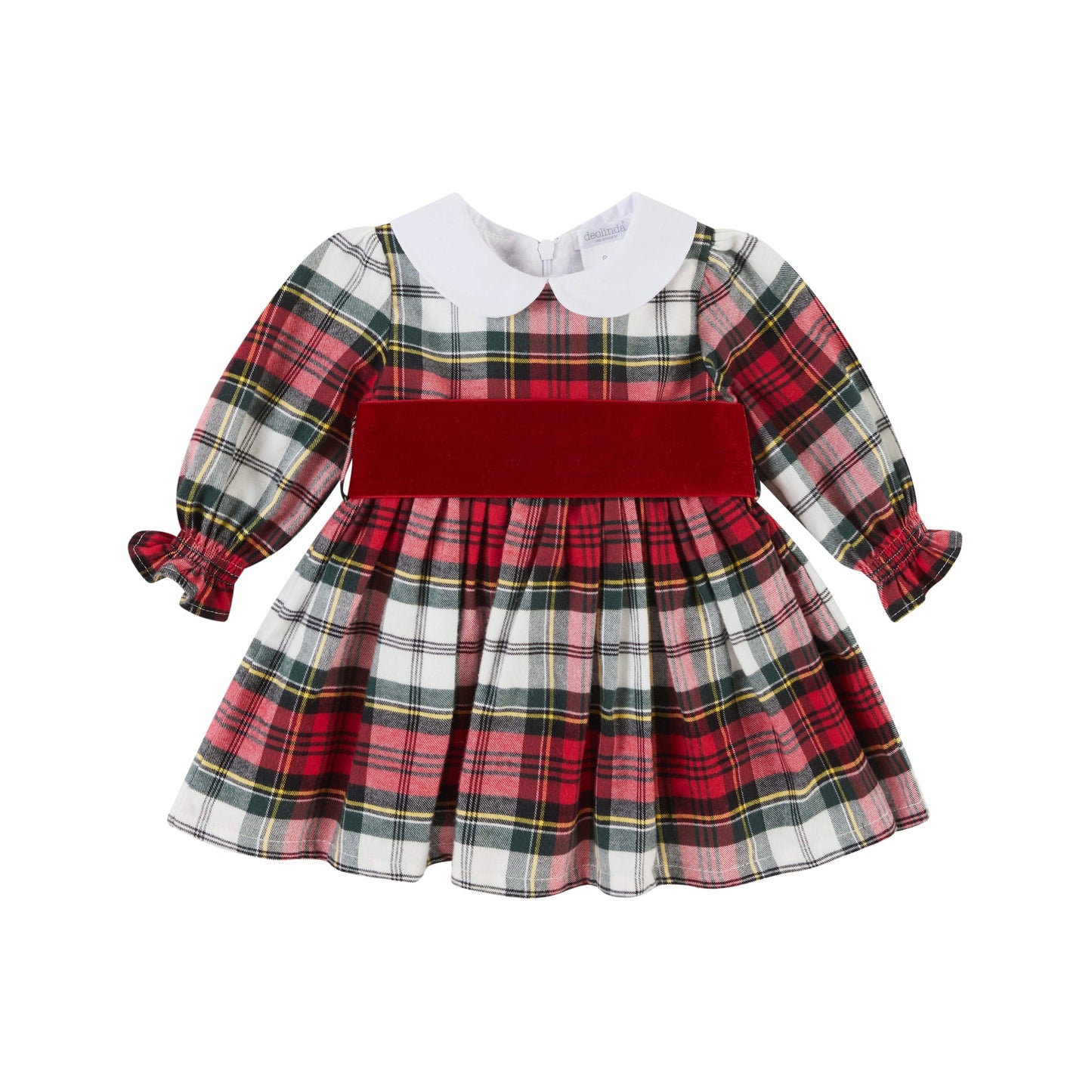 Deolinda Girls Red Tartan Dress AW
