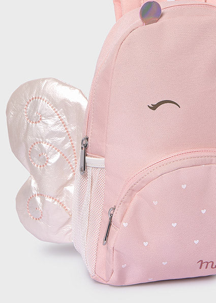 Mayoral Girls Pink/Cream Backpack With Wings AW25