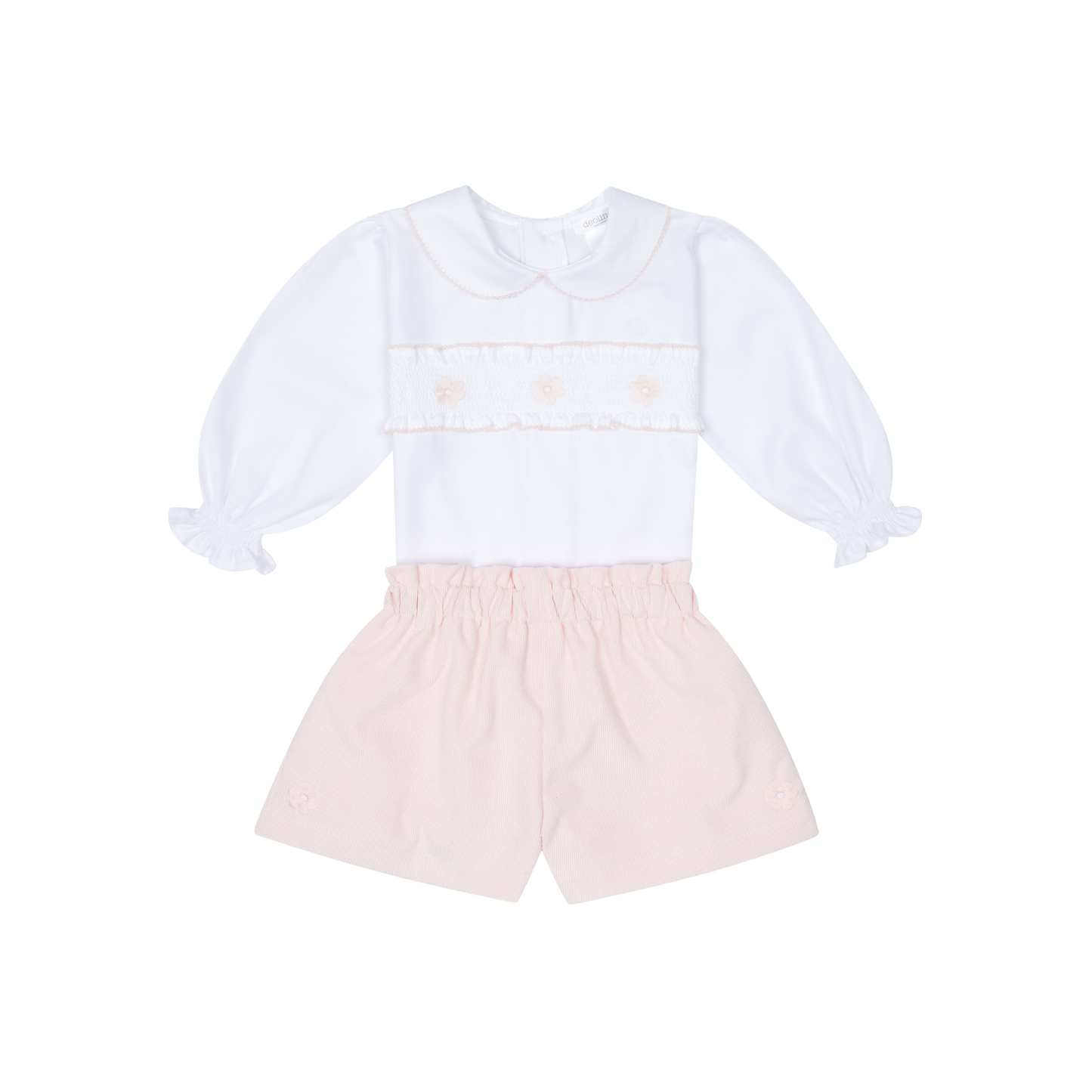 Deolinda Girls Cord Shorts And Blouse Set Joan AW25