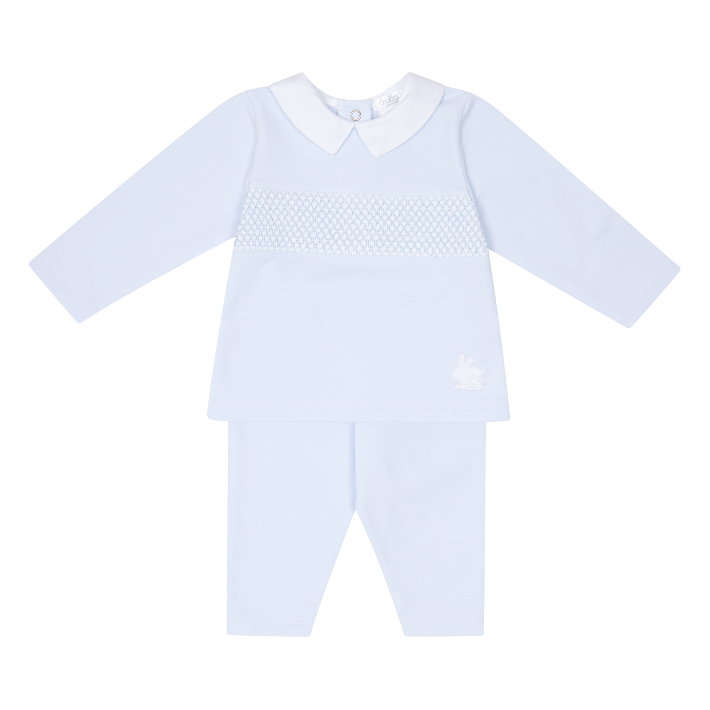 Deolinda Boys Blue Smocked 2 Piece Trouser Set Wonder AW25